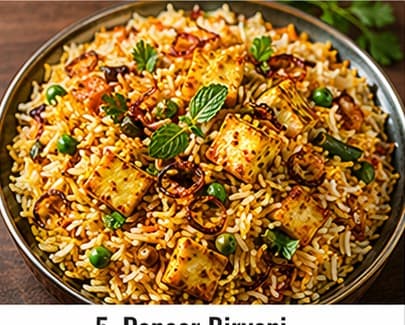 Paneer Biryani